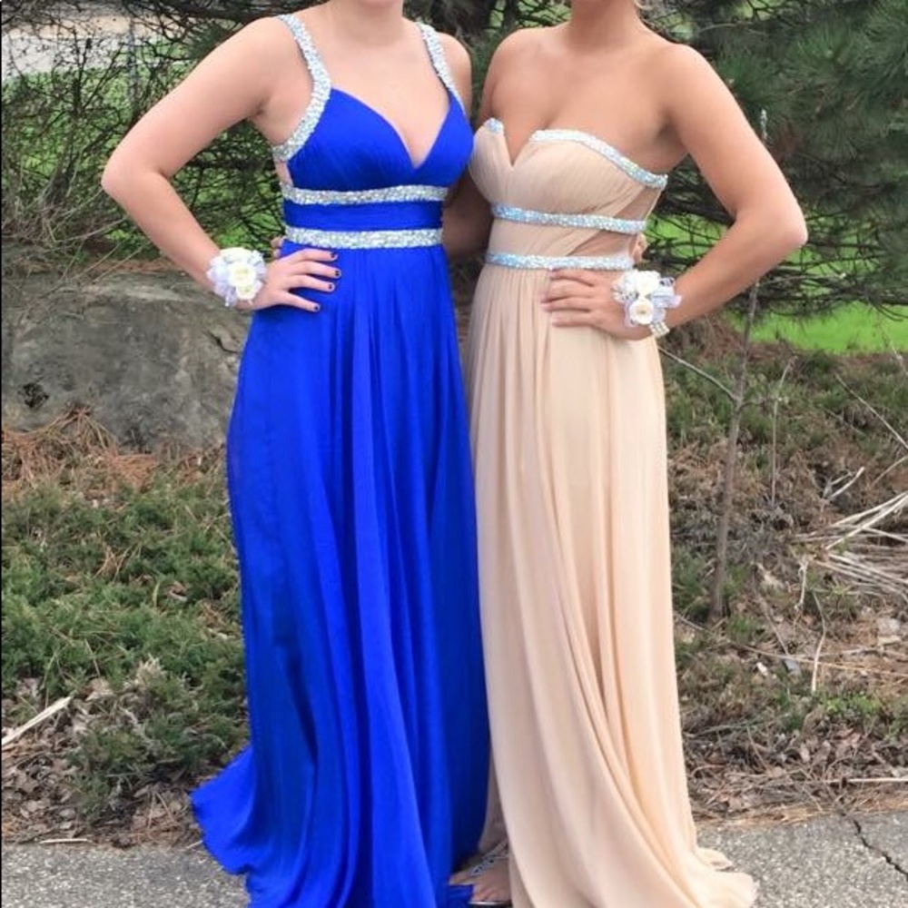 Blue Prom Dress - Picture 4 of 5